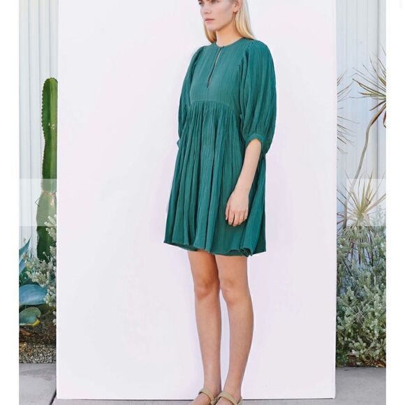 Anthropologie Sundry Boho Tunic Dress Size Medium - Picture 9 of 10